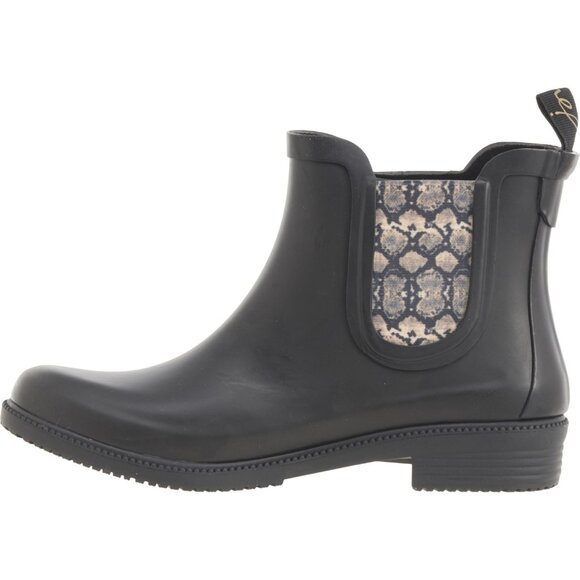 NEW Joules Rutland Chelsea Rain Boots black For Women 025 - Picture 5 of 8